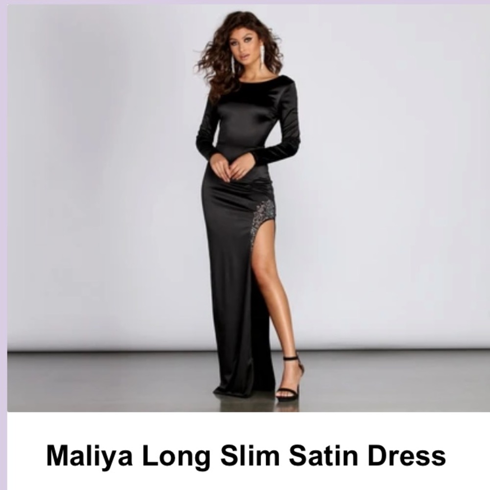Black formal dress